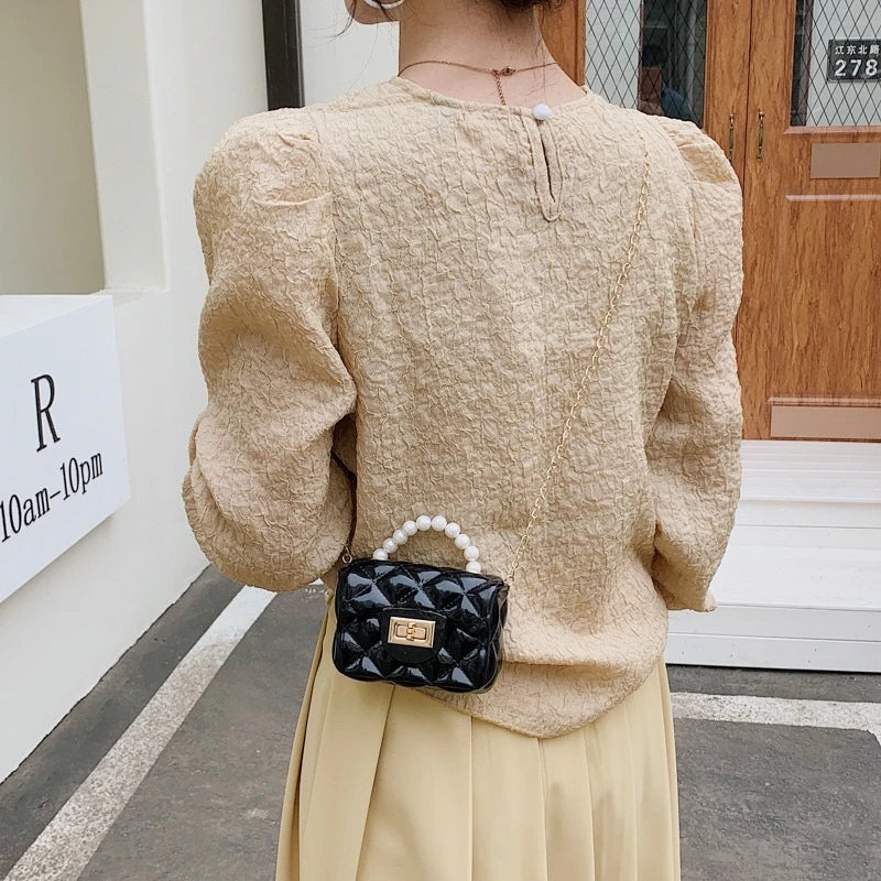 Mini Jelly Sling Bag – Handbag, Shoulder Bag, Candy Style, Beg Wanita Trendy